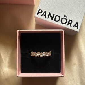 Pandora Rose Gold Teardrop Ring